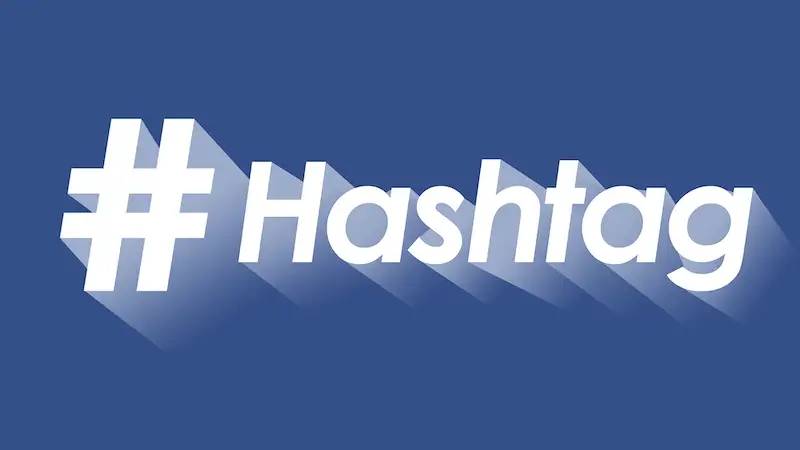 In the image it's written "Hashtag"
