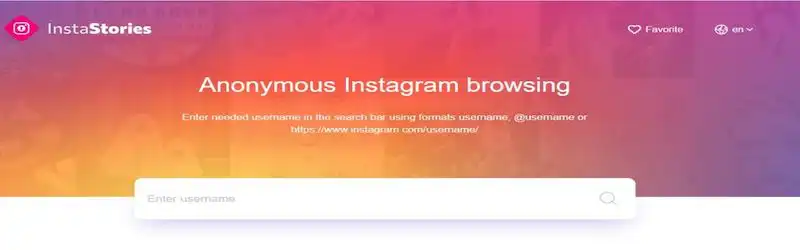 InstaStories website 