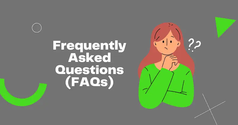 The illustration shows a woman with a face like she is feeling in doubt about something