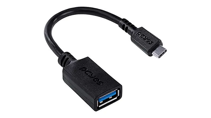 imagem de um adaptador USB-C para USB PCYes