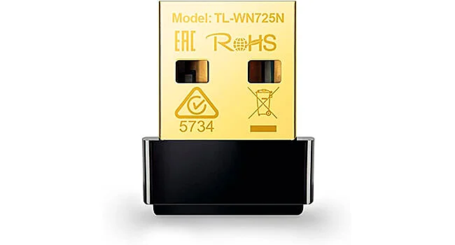 foto de um min adaptador de wi-fi para PC USB TL-WN725N