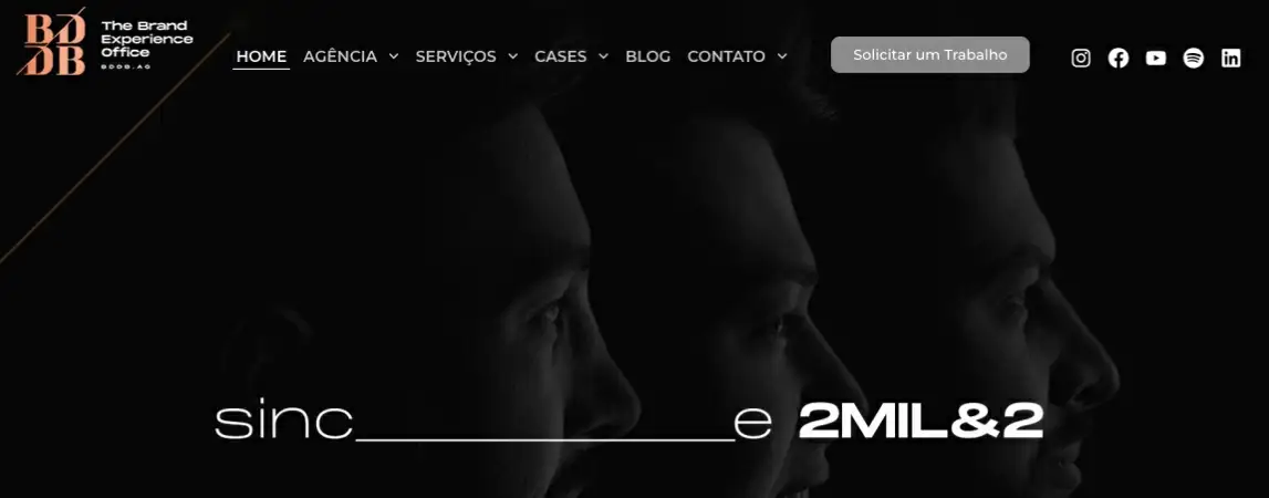 Agência de Branding captura de tela da BDDB