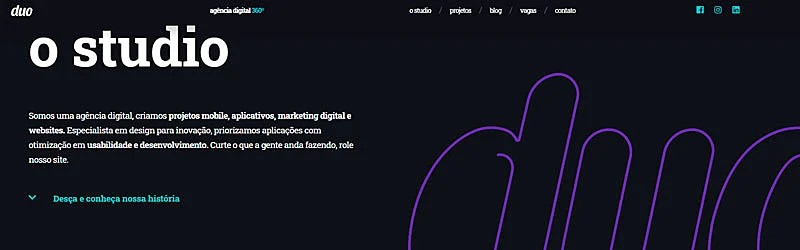 Banner da Duo Studio