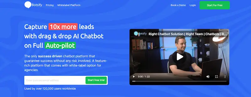 Botsify website