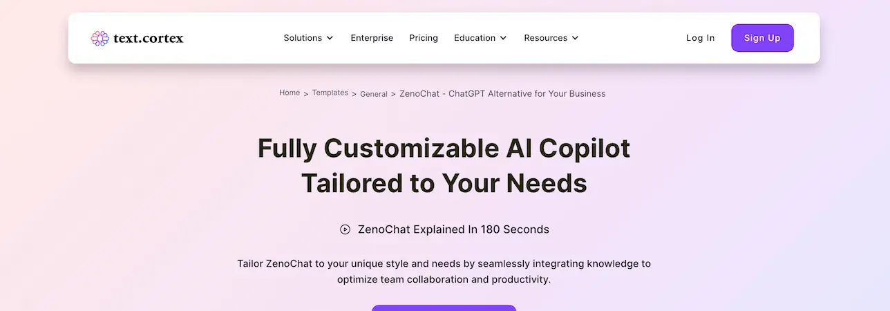 ZenoChat website