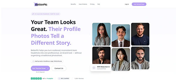 How to Create Consistent Team Photos for Your Website With AI Headshot Generators