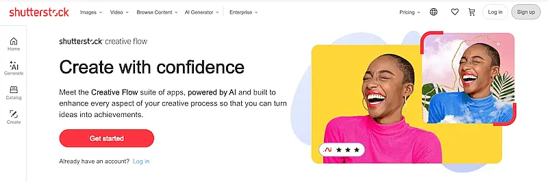 Shutterstock website