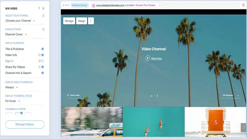 AI Marketing Captura de tela da ferramenta de IA da Wix