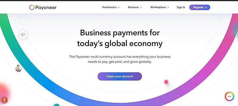 Payoneer website