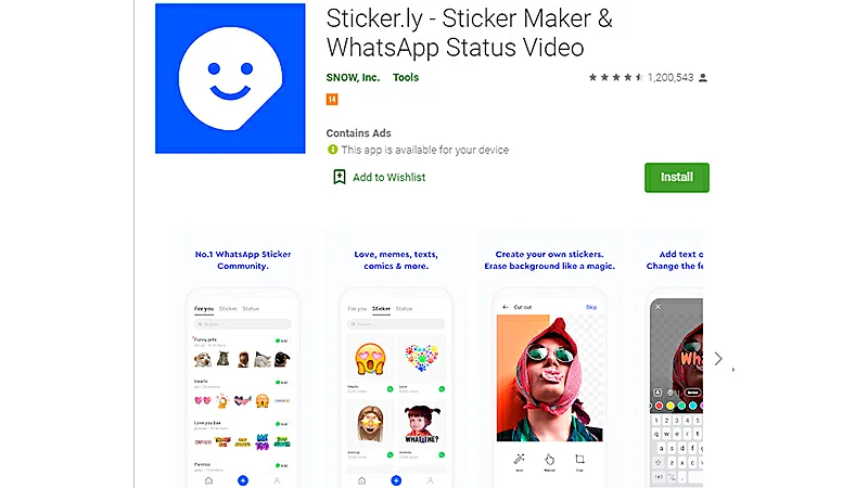 App para fazer figurinha