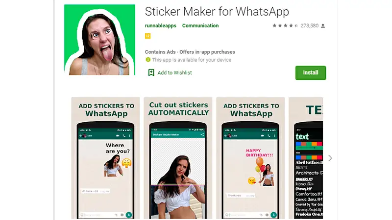 App para fazer figurinha