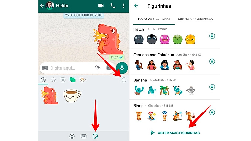 figurinha whatsapp