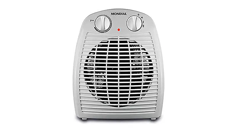 imagem de um aquecedor de ar Mondial A-08 na cor branca