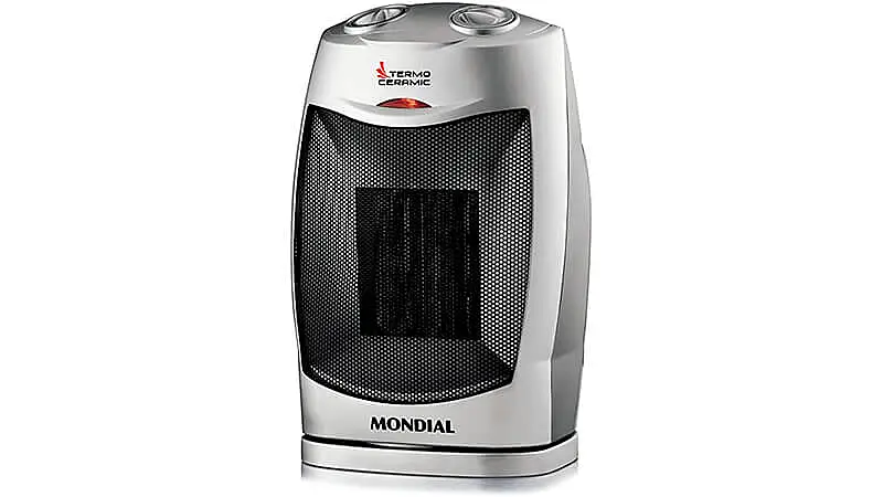 imagem de um aquecedor de ar Ceramic Mondial A-05 na cor branca