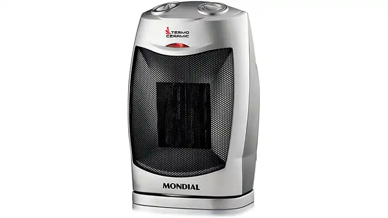 imagem de um aquecedor de ar Ceramic Mondial A-05 na cor branca