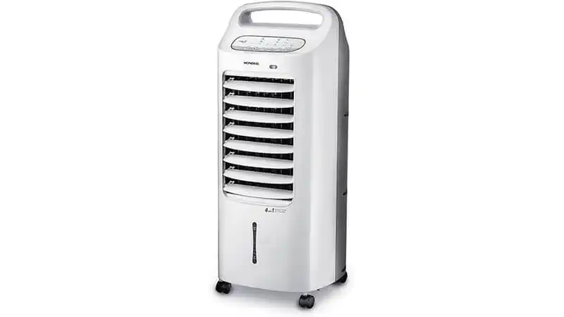 imagem de um ar condicionado portátil Mondial na cor branca