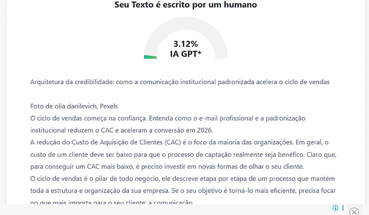 Arquitetura da credibilidade