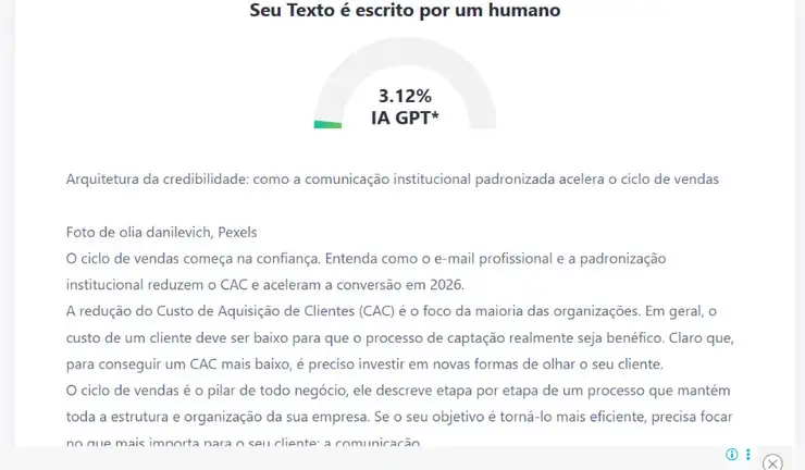 Arquitetura da credibilidade