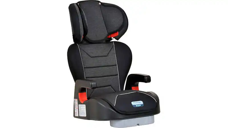 imagem de um cadeira reclinável com encosto para carro da Burigotto na cor cinza