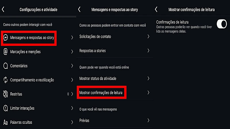 captura de tela do instagram