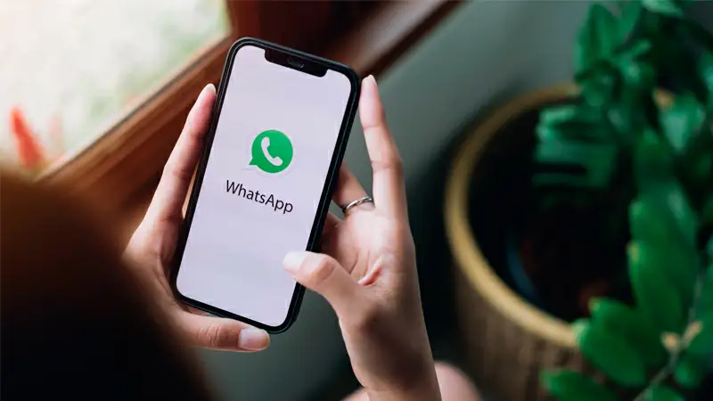 automação de WhatsApp Ilustração de um celular com a logo do WhatsApp e vários balões de conversa