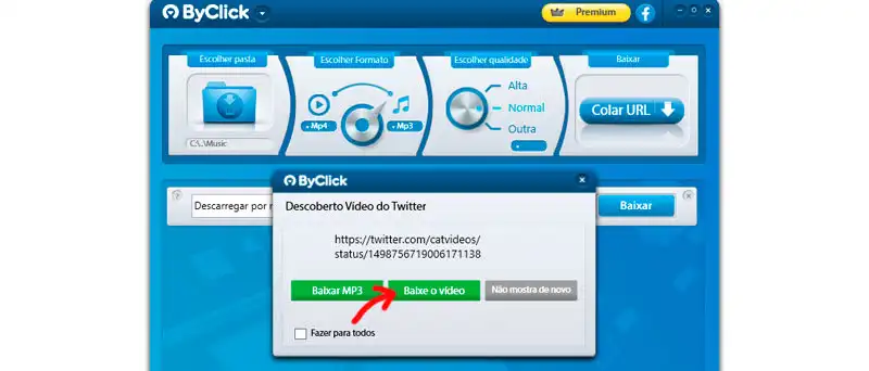 Baixar vídeo Bluesky Captura de tela do ByClick