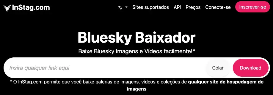 Baixar vídeo Bluesky Captura de tela do InStag