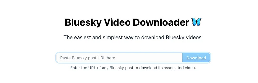 Captura de tela do BSkyDownloader