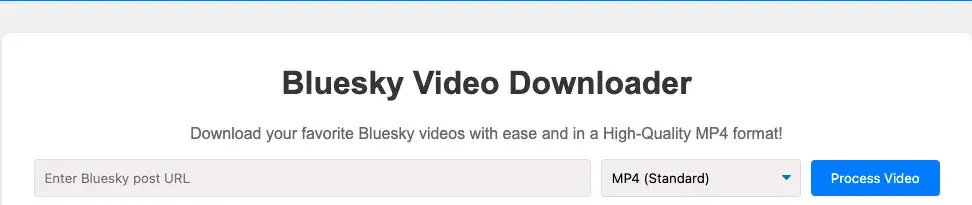 Baixar vídeo Bluesky Captura de tela do Typefully