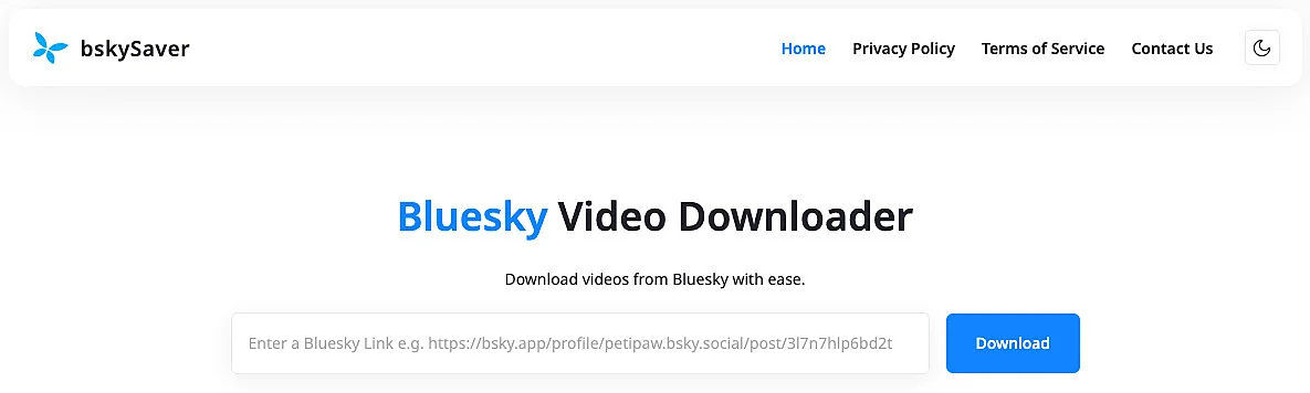 Captura de tela do BskySaver