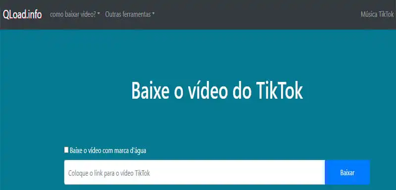 Captura de tela do qLoad.info