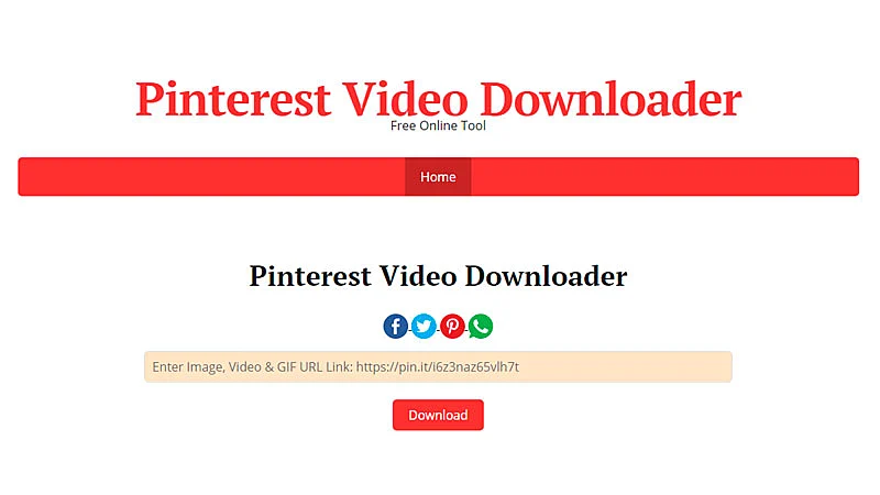 Como baixar vídeos no Pinterest video Downloader