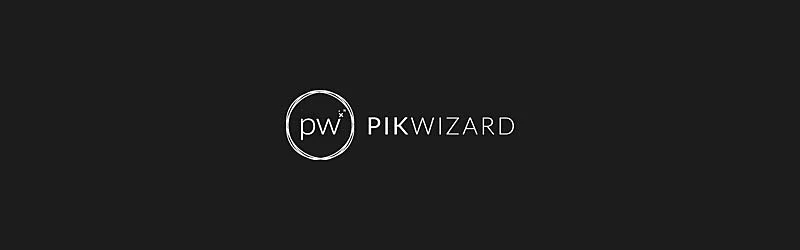 Logo do banco de imagens Pikwizard
