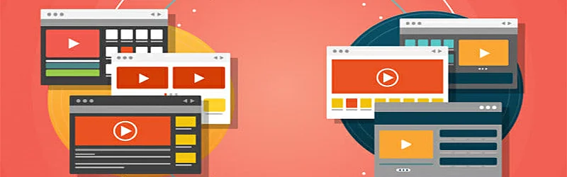 Dibujo con diversos editores de video animados abiertos