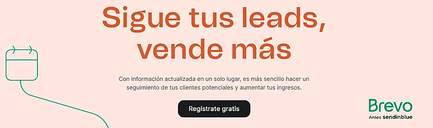 Sigue tus leads, vende más con Brevo