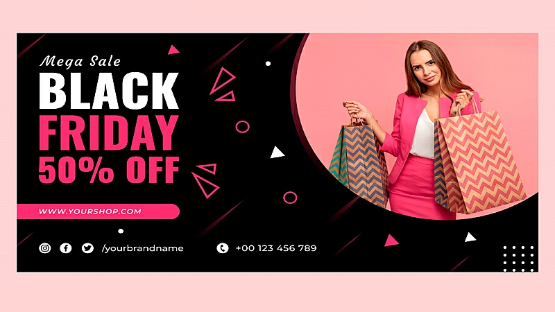 Ideia de banner promocional para loja virtual