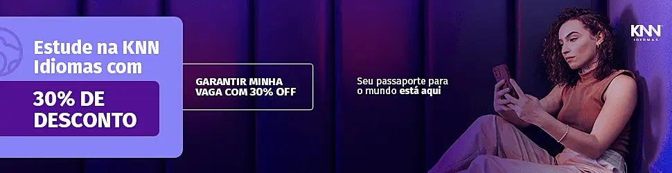 banner da plataforma de cursos KNN Idiomas