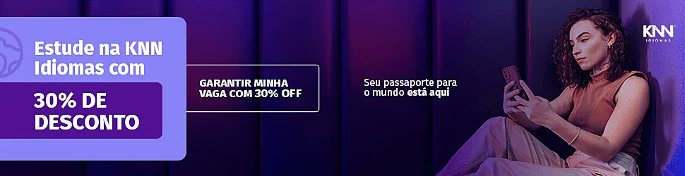 banner da plataforma de cursos KNN Idiomas