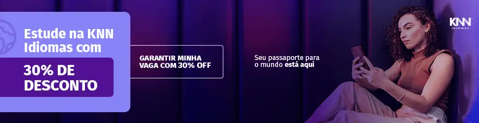 banner da plataforma de cursos KNN Idiomas