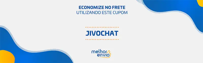 Logo da melhor envio com cupom de desconto: jivochat