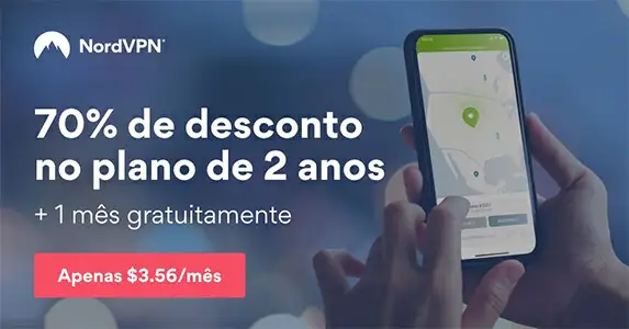 Proteja seus dados de navegação - 68% de desconto no NordVPN