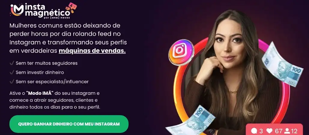 Print Screen banner Treinamento Insta Magnético