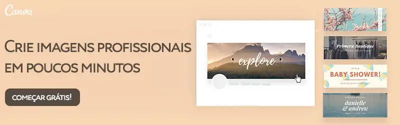 Crie imagens profissionais gratuitamente com o Canva
