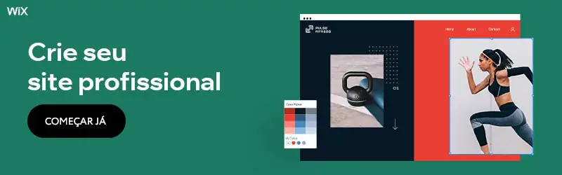 Crie seu site com a Wix