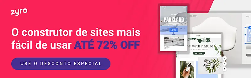 Criar loja virtual e ecommerce com a Zyro