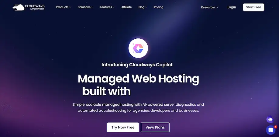 Cloudways' website