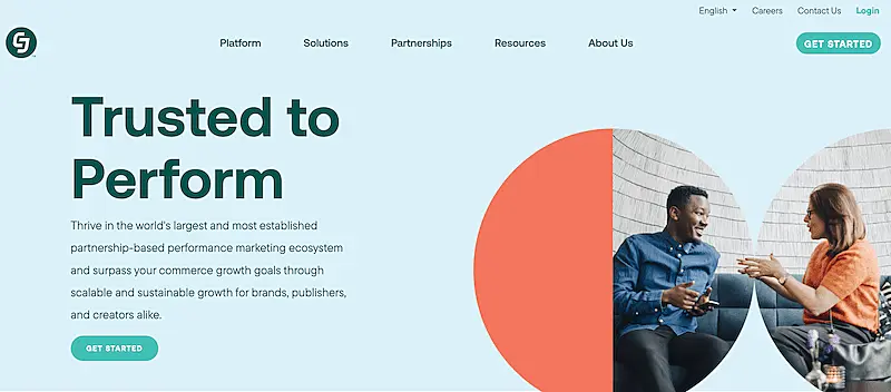 CJ Affiliate website