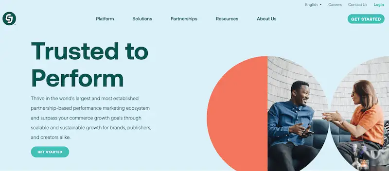 Best affiliate marketing platforms - CJ CJ Affiliate website