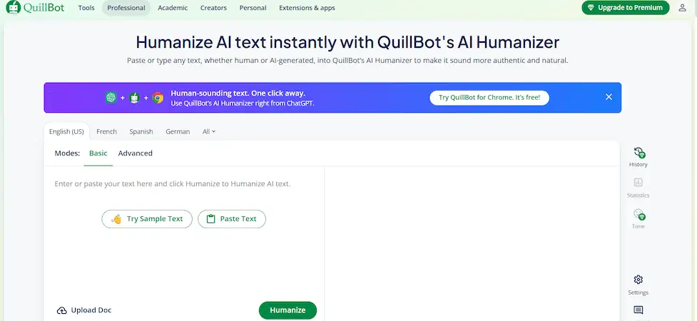 Quillbot website