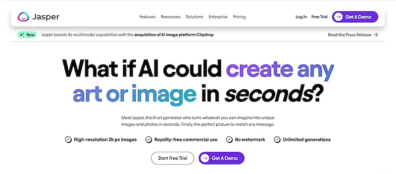 Jasper Art home page